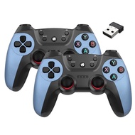 Gamepad Wireless Double 2.4G untuk PC Laptop PS 3 TV Box - Joystick Dobel Controller Gaming