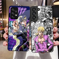 Jojo Bizarre Adventure 01 Tempered Glass Phone Case For Samsung Galaxy A11 A14 A20 A30 A22 A32 A33 A
