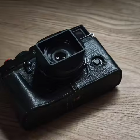 For Fujifilm XF23mmF2.8 /XF27mmF2.8 II Camera Lens Hood XE5 Metal Screw-in Lens Hood Lens Cap Replac