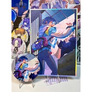 [Curtain Awakening Forest] Dramatic Murder DMMD Merchandise Aoba Fan Bar Chi Badge Keychain Pendant 