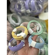 20w fast charging cable for all phones, 1m, 2m, 3m long, type c to c, c to L