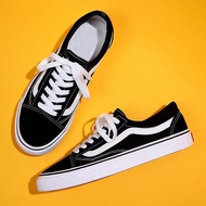 Vans Old Skool สีดำ มีรับประกัน พร้อมกล่อง ส่งฟรี! รองเท้าผ้าใบ