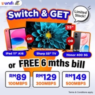Unifi Home Wifi Free 3 bulan Free Wifi 6 Router 100mbps-500mbps