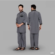 EMT1 Setelan Kurta Pakistan Pria Dewasa - Baju Koko Set Celana Dan