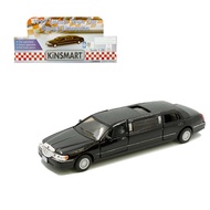 Kinsmart 1/38 Scale 1999 Lincoln Town Car Stretch Limousine Black Die-cast Car (Loose Version)