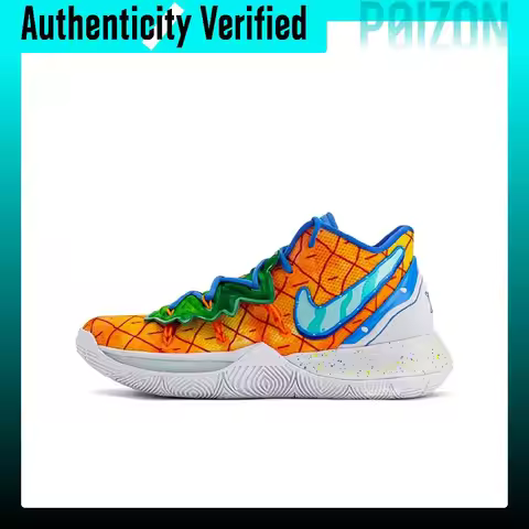 Nike Kyrie 5 Basketball Shoes Men's Mid-top Orange/Blue/Green/White CJ6951-800