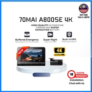 70mai A800SE Dashcam 4K Resolution 2 Channel Built in GPS Night Vision ADAS App Ctrl Type-C cable