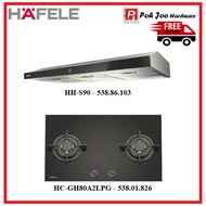 HAFELE Bundle 538.61.820 - HH-S90 90cm Hood + HC-GH80A2LPG 2 Burners Hob