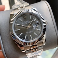 good quality Datejust new 41mm automatic mechanical watch classic men waterproof Gray surface