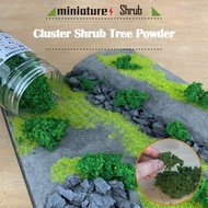 Cluster Foliage Powder Diorama Shrub Tree Material Model Scenery Landscape 40g Multi-Color