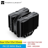 Thermalright PA120 MINI 6 Heat Pipes Dual Tower 4Pin PWM CPU Cooler for LGA1700/115X/2011/AM4/AM5 Mi