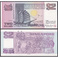 Singapore 1992 2 Dollars UNC (P-28)