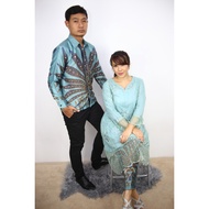 BATIK COUPLE SET MATCHING SEDONDON BAJU RAYA KURUNG MURAH 2020 NONA