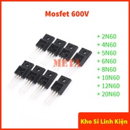 Mosfet 2N60 4N60 5N60 6N60 8N60 10N60 12N60 20N60 600V good quality plastic back
