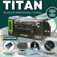 PRINTGAZER TITAN PRINTER DTF A3+ MESIN SABLON KAOS A3 FILM POWDER