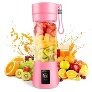 Portable Blender Mini Blender for Shakes and Smoothies Rechargeable USB 380Ml Traveling Fruit Juicer Cup with 6 Blades
