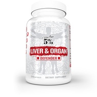5% Nutrition Rich Piana Liver & Organ Defender Cycle Support Plus NAC | Liver Support, Prostate Supp