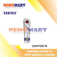 JUPITER 15Sunfree 5-HOLEStop Kontak 1.5 METER CABLE M ON-OFF SWITCH CABLE 1.5M