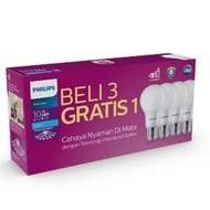 Philips LED Bulb 10W Package Mycare Pack 10W Multipack