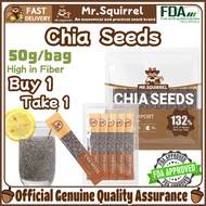 Mr.squirrel Organic Chia seeds 150g/Bag chia seeds slimming black chia seeds