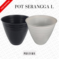 Flower pot Plastic flower pot/ Plastic pot/ Wasp motif flower pot/ Insect pot/ L Flower pot/