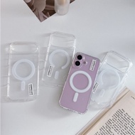 [i17] Express Delivery ️ S1236 magneticv2 Clear Case Iphone Wireless Charger For Model 7-17Promax