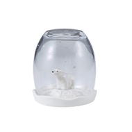 日本 sunart 雪球玻璃杯 - 北極熊(附蓋)