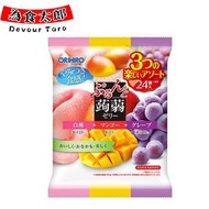 ORIHIRO - 日本蒟蒻啫喱果凍 24個入三種口味 (白桃+提子+芒果)(平行進口)（新舊包裝隨機發貨）