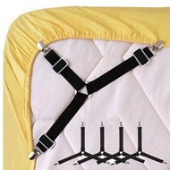 Bedsheet Triangle Clip Clipper Mattress Holder Elastic Grippers Bed Sheet Klip Cadar Tilam 1pcs
