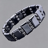 Energy bracelet Energy bracelet Men's Taihe Magnetic bracelet Black Gallstone Energy bracelet Geomet