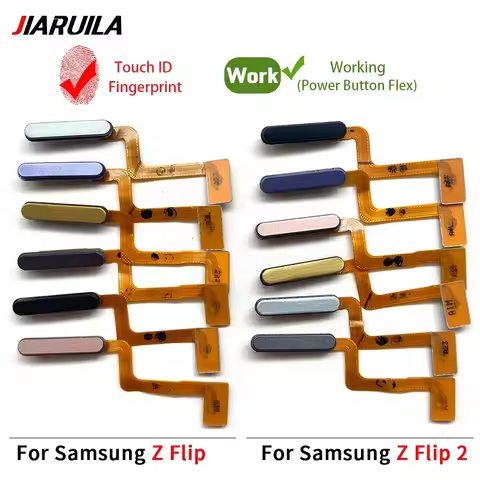 Fingerprint Sensor Home Return Key Menu Button Repair Flex Ribbon Cable For Samsung Z Flip / Z Flip 