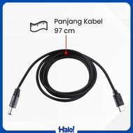 USB Type C to DC Power Cable 5.5x2.5mm CCTV Router Charger 97cm - PA12M