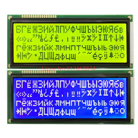 20x4 2004 big large size Russian cyrillic Font or English LCD display Module 146x62.5mm free ship in