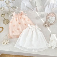 Elliya -- Baby Girl Dress 6 months - 5 years / FLOWER BOW DRESS