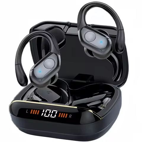 Wireless Noise Canceling Earbuds, Bluetooth 5.4 Earphones,Stereo Headphones, Sport Ear buds with Ear