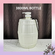 [READY STOCK] 3.8L 3800ml HDPE Pump Bottle/salon use
