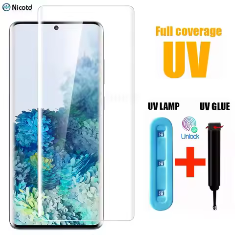 UV Tempered Glass For Samsung Galaxy S10 S9 S8 Glass on Samsung S8 S9 S10 Plus Screen Protector For 