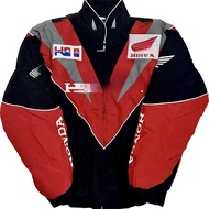 F1 Embroidered Racing Jersey Motorcycle Cycling Jersey Retro European American Style Long-Sleeved Co