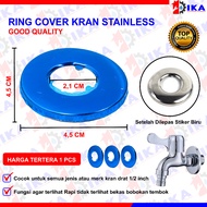 Ring Penutup keramik untuk kran air /  Penutup Kran Di tembok Keramik kran air ukuran 1/2"