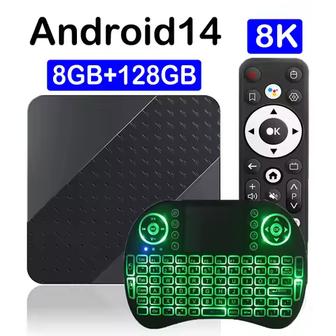 TV Box X10 Android 14 RK3518 Core Cortex A53 Support 8K Video 8GB128GB Wifi6 Netflix Google Assistan