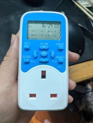 英式定時插座廣告牌魚缸供氧水泵囂罐到計時無限循環熱水器開關冷氣機