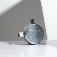 SIKU Circular Surface Box (Tee Box) Rounded Branch 2 (angle Elbow/) G-28 28mm - Steel, Hotdip Galvan