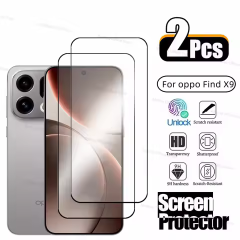 2-4PCS Screen Protector For oppo Find X9 Tempered Glass oppo Find X9 X9 Pro Full Glue Cover Anti-Scr