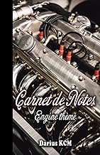 Carnet de notes : Engine – Moteur Thermique: Carnet de notes Ligné à thème en couleur - 300 Pages - 