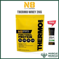 N8 THERMO WHEY 2KG - Build Muscle & Burn Fat (50 Servings)