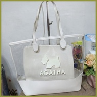 ☫ ☈ ☃ Agatha Paris PVC Tote Bag with Pouch