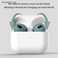 PurpleSun Cover For AirPods 3 3rd Silicone Protective Case Skin Covers Earpads For AirPods 3 Generation Cover Tips Accessories SG