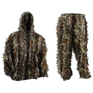 ชายเสื้อผ้า3D Maple Leaf Bionicชุดพลางกิลลี่สูทYowie Sniper Birdwatchคอสเพลย์Camouflageเสื้อผ้าแจ็คเ