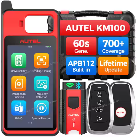 2025 Newest Autel MaxiIM KM100 KM100X Universal Key Generator Kit Lifetime Free Update 37+ Models Au