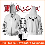 Fashionable Anime Tokyo Revengers Team Walhalla/Valhalla 3D Printed Unisex Long Sleeve Zipper Jacket